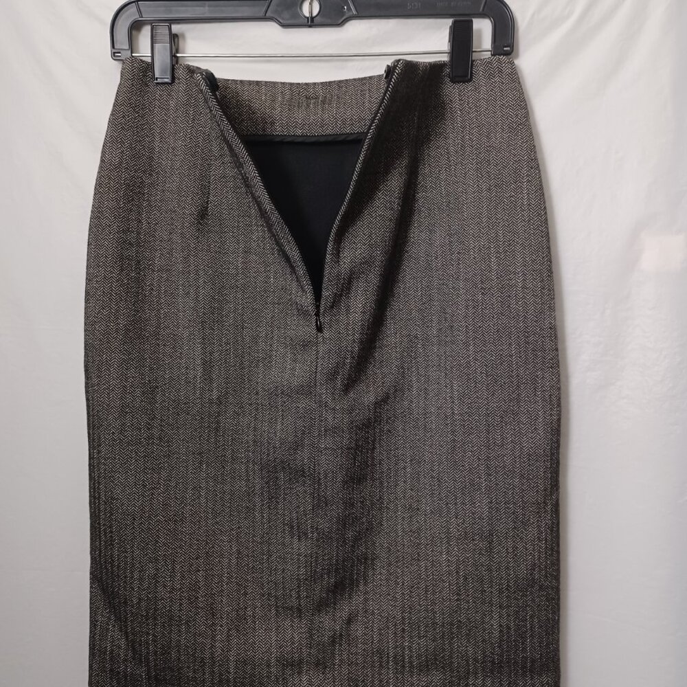 H&M SLIT FRONT PENCIL SKIRT SIZE 4 - Picture 9 of 14